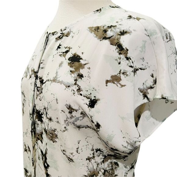 Plus Size Apt 9 Sleeveless Blouse White gray brown black/ green size XXL - Picture 6 of 7